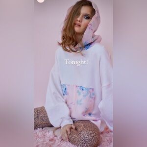 NWT SELKIE The Dream House Ghosted Hoodie Size Small Oversized Fit 🌸